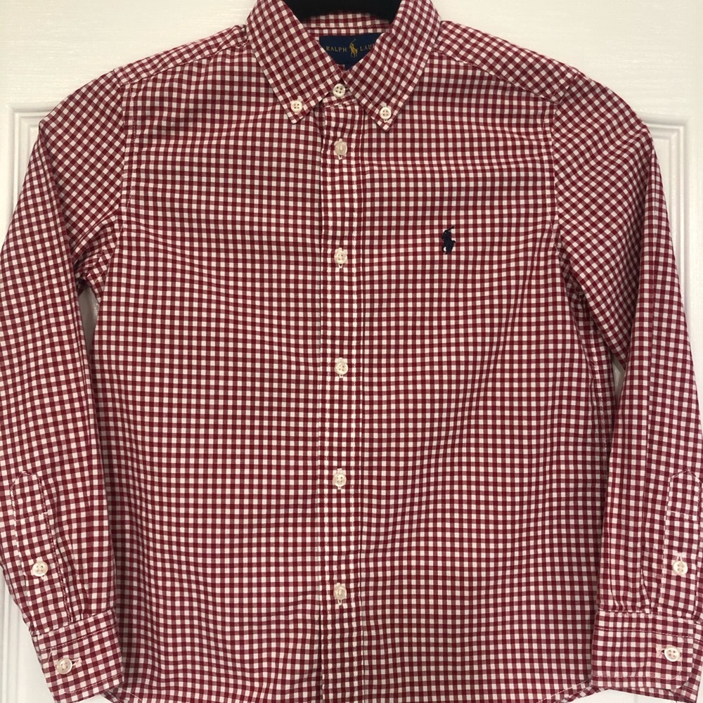Boys Ralph Lauren long sleeve button down.